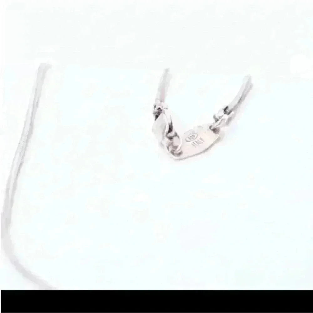 Paolo Romeo Pendant on 12.43 G Sterling Silver Omega Chain GORGEOUS - Picture 7 of 16